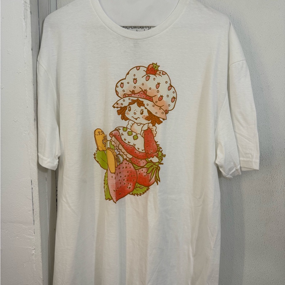 Charming Character Print Women's Tee - White